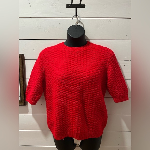📍 very pretty handmade red knit size L/Xl⚠️ - Picture 3 of 10